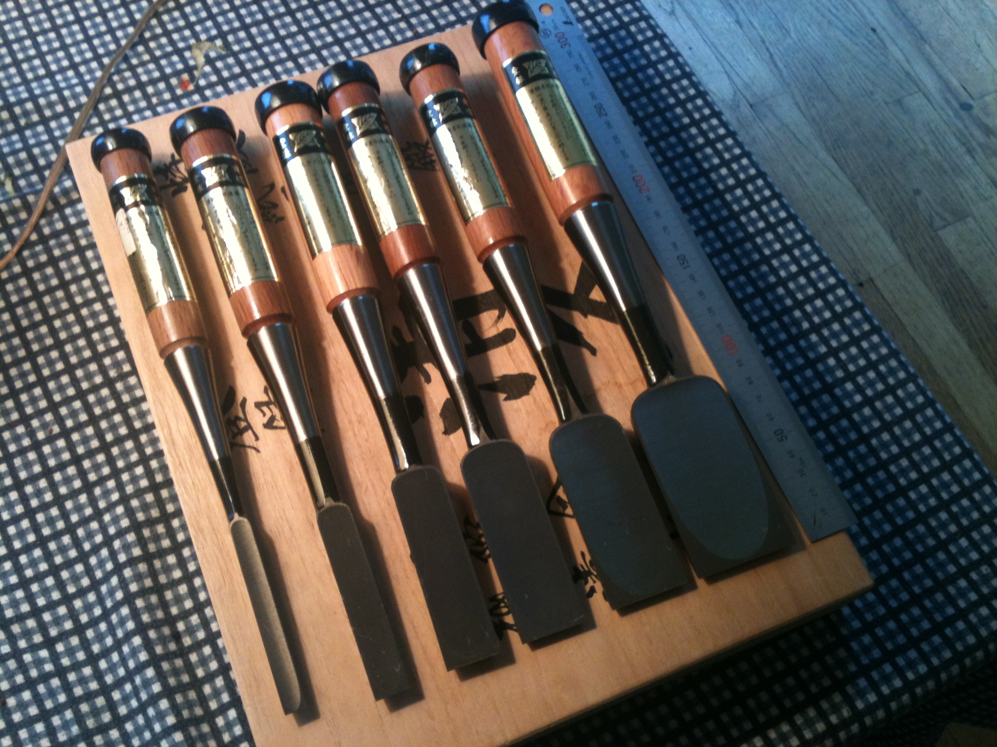 Japanese Timberframing and Japanese timber chisels for sale Ouchi