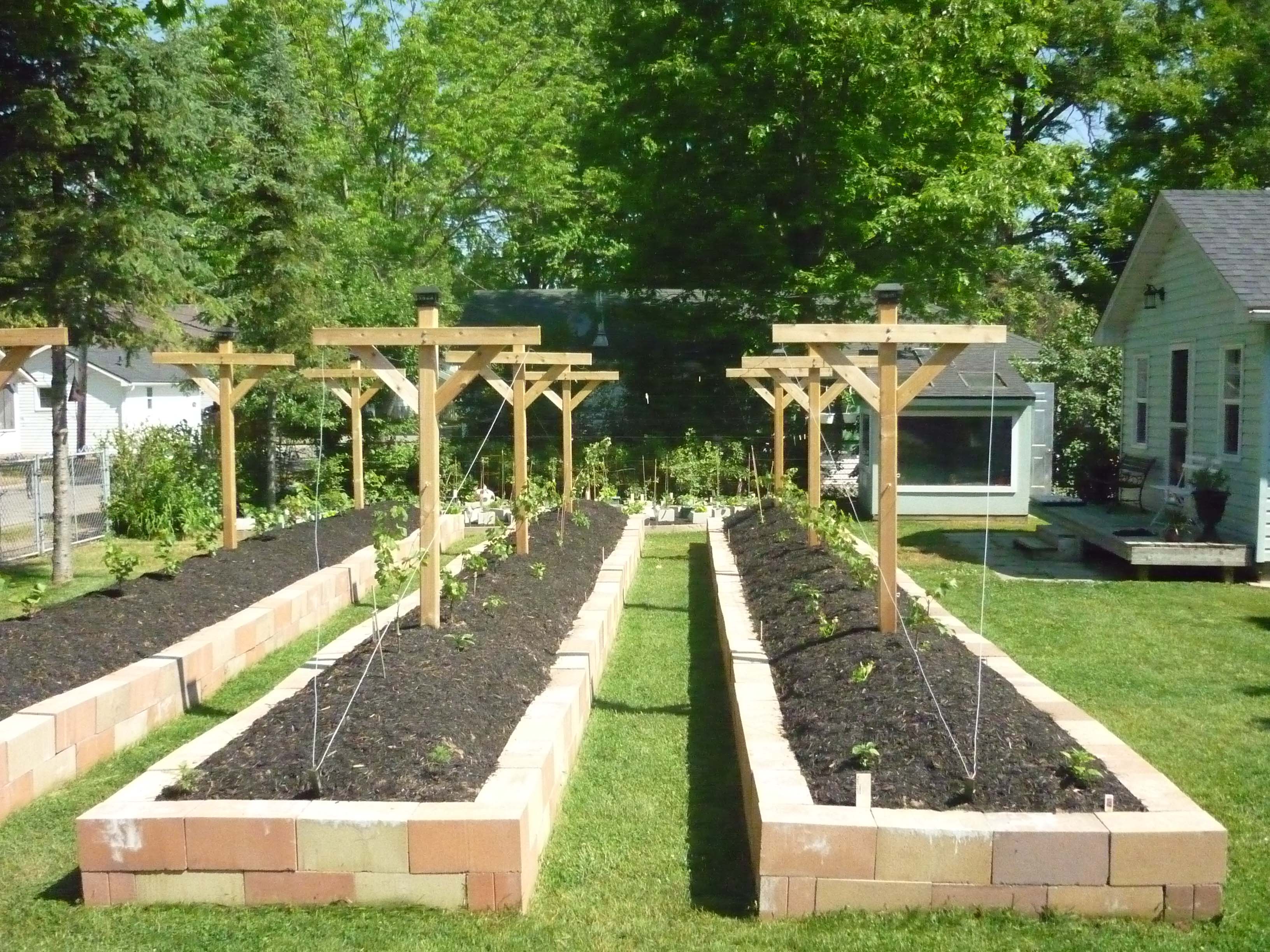 Combining Hugelkultur, Raised Beds, and Sheet Mulch (permaculture forum